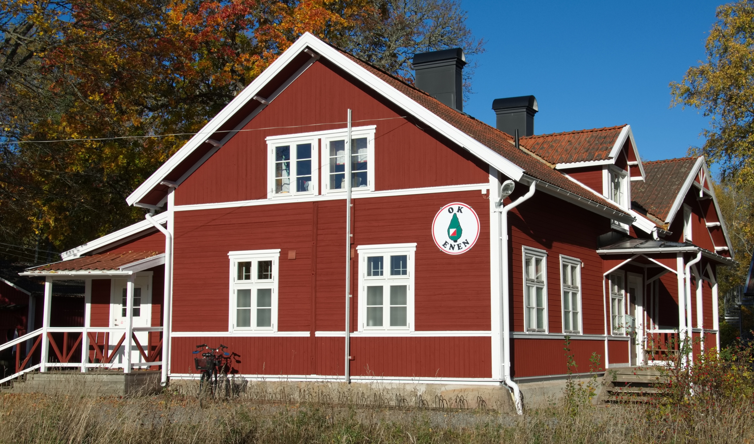 image: Gånstagården ommålad